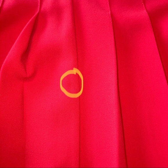 Alice + Olivia Shana Coral Pleated Scoop Neck Dress Size M - Picture 13 of 14